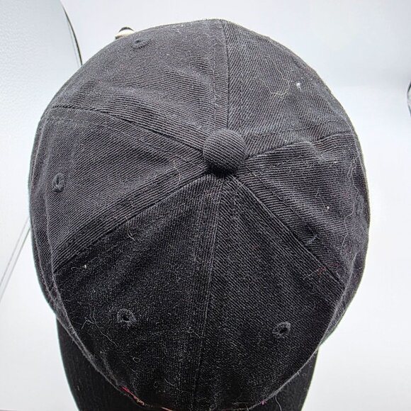 Hello Kitty Cafe Adjustable Womens Black Hat Cap Ice Cream Graphics Embroidered - Picture 5 of 9